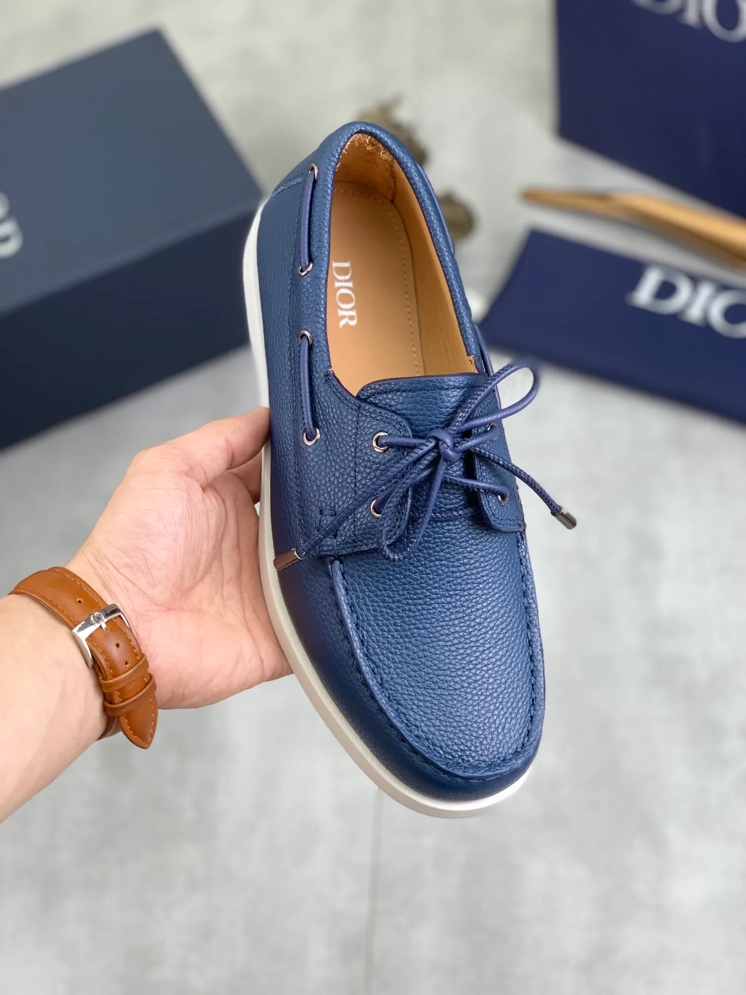 Men's shoes 💰P542 New 💰Higher version 💎💎💎Dior original 1:1 replica! Top Italian purchasing agent! Men's business casual leather shoes, original imported calfskin upper, ultimate texture, gentleman style, imported water-dyed cowhide inside, top-quality original Italian rubber outsole, first-class workmanship, top quality! Size: 39-44 (38 45 customized) 4️⃣ colors available